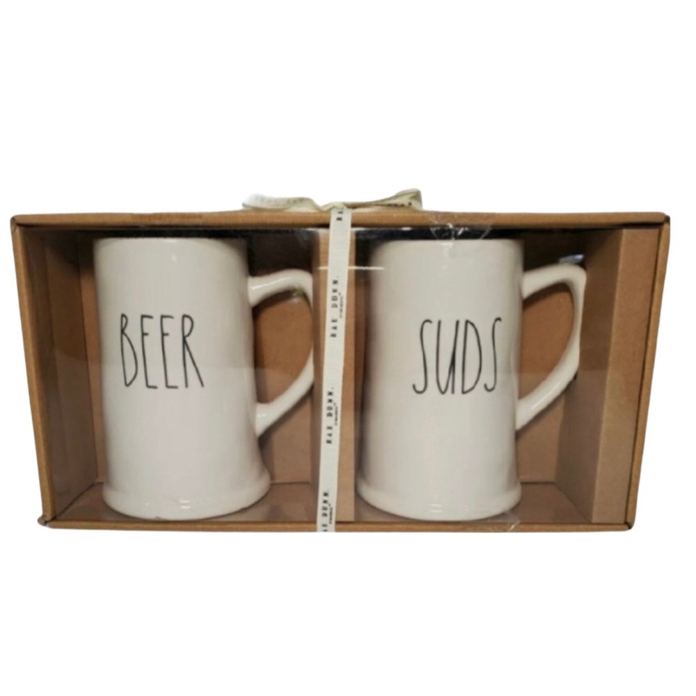 Rae Dunn Stein Mug Set